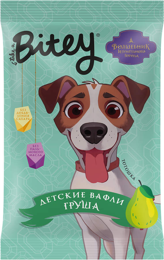 Вафли TAKE A BITEY Груша-брокколи, с 3 лет, 35г