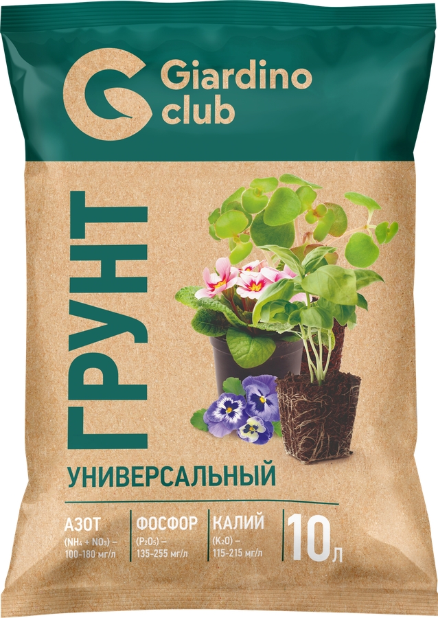 Грунт GIARDINO CLUB Универсальный, 10л