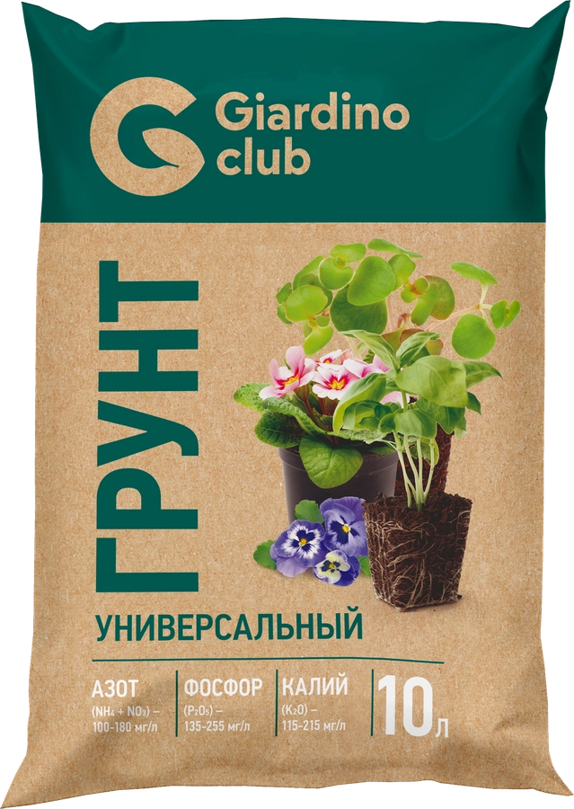 Грунт GIARDINO CLUB Универсальный, 10л