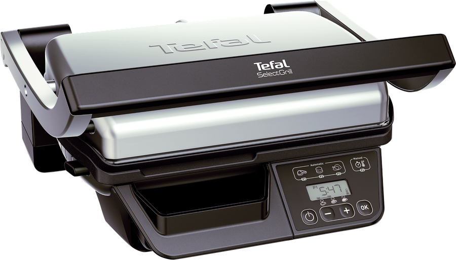 Гриль TEFAL Select, 2000Вт, антипригарное покрытие Арт. GC740B30