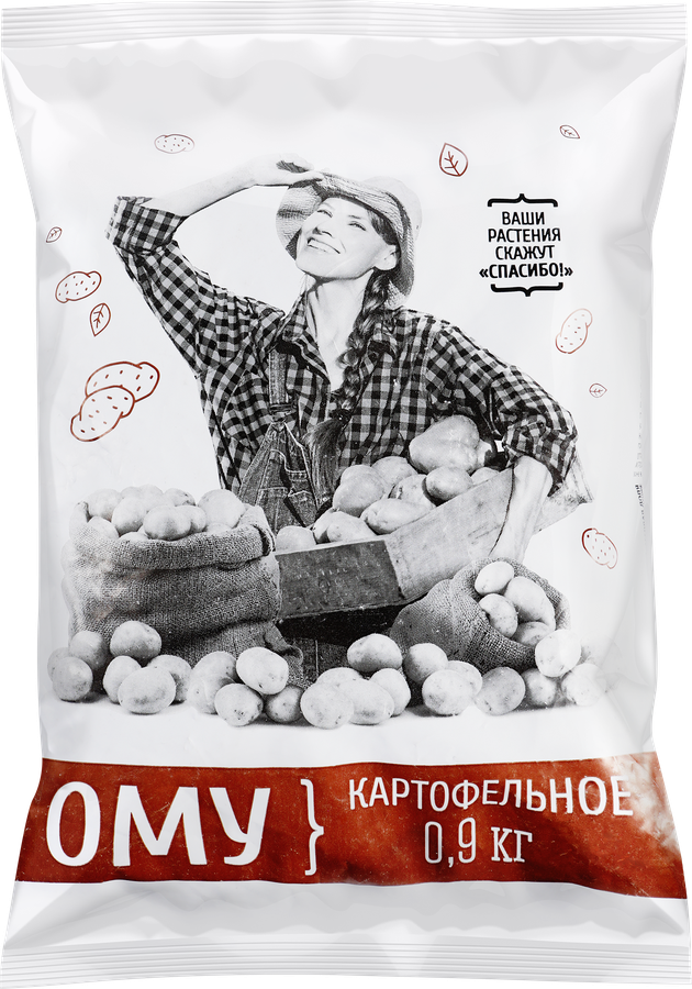 Удобрение органоминеральное для овощей, корнеплодов и картофеля, 900г