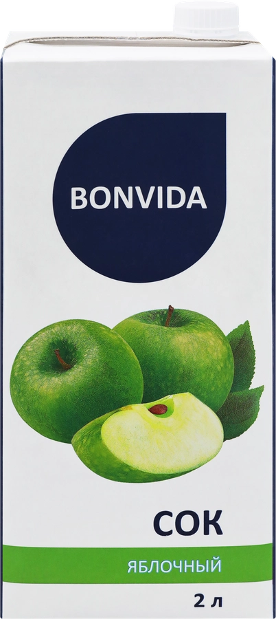 Сок BONVIDA Яблочный, 2л