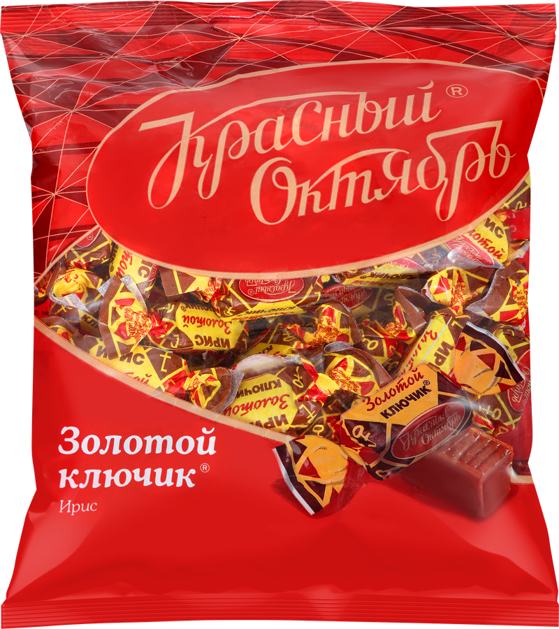 Конфеты КРАСНЫЙ ОКТЯБРЬ Ирис Золотой ключик, 250г