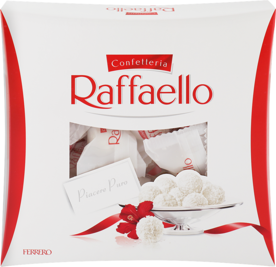 Конфеты RAFFAELLO с цельным миндальным орехом в кокосовой обсыпке, 240г