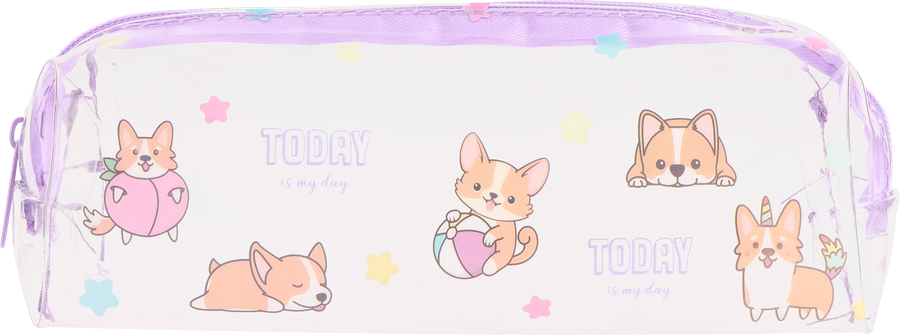 Пенал ЛЕНТА KIDS Corgi, 21х6,5х6,5см