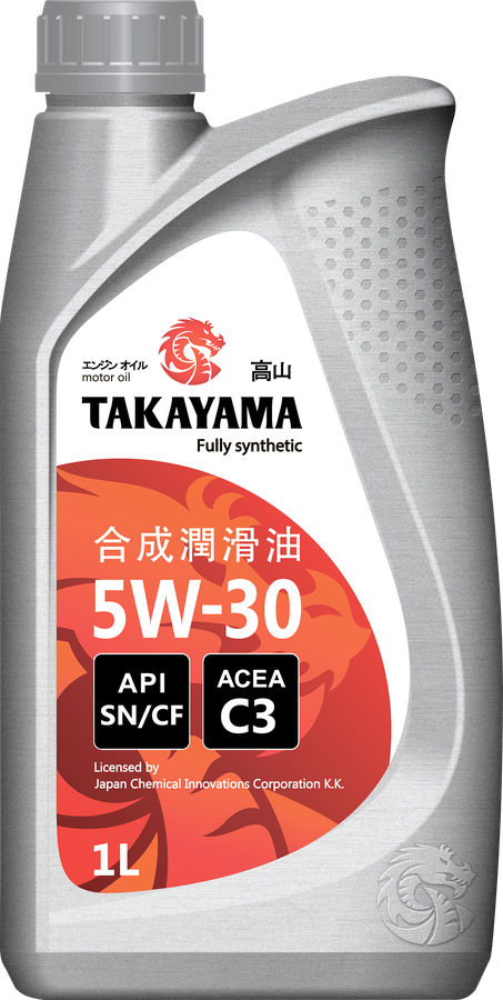 Масло моторное TAKAYAMA синтетическое SAE 5W-30 API SN/СF С3, 1л
