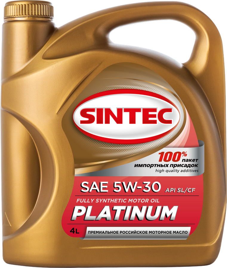 Масло моторное SINTEC Platinum 7000 5W-30 A3/B4 SL/CF, синтетическое, 4л