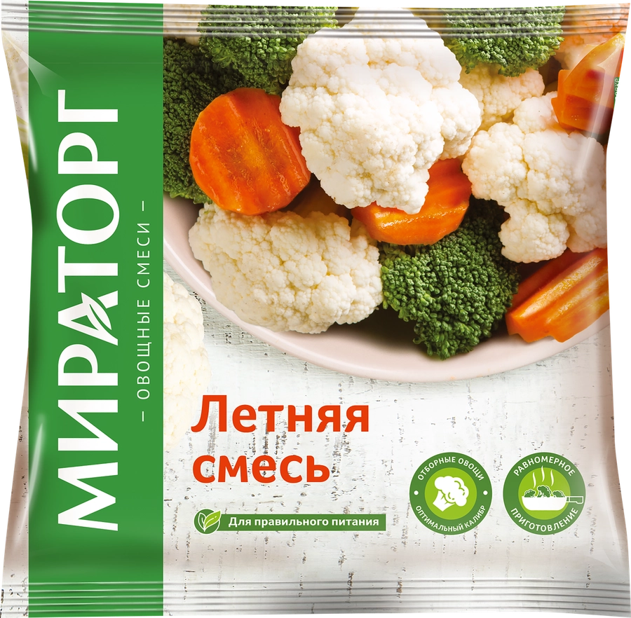 Смесь овощная МИРАТОРГ Летняя, 400г