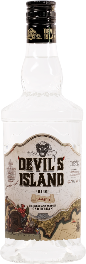 Ром DEVIL'S ISLAND Бланко выдержанный 37,5%, 0.7л