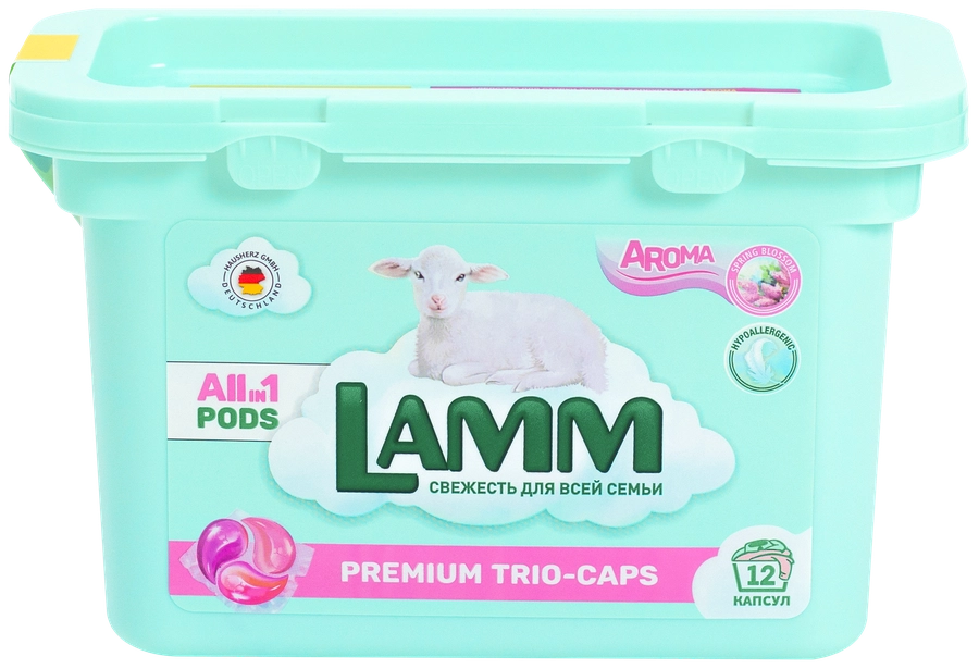 Капсулы для стирки LAMM Aroma, 12шт