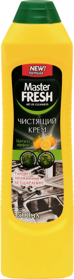 Крем чистящий MASTER FRESH аромат лимона, 500мл