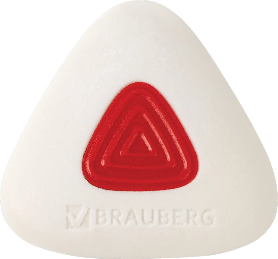 Ластик BRAUBERG Trios Pro 3,6х3,6х0,9мм, белый