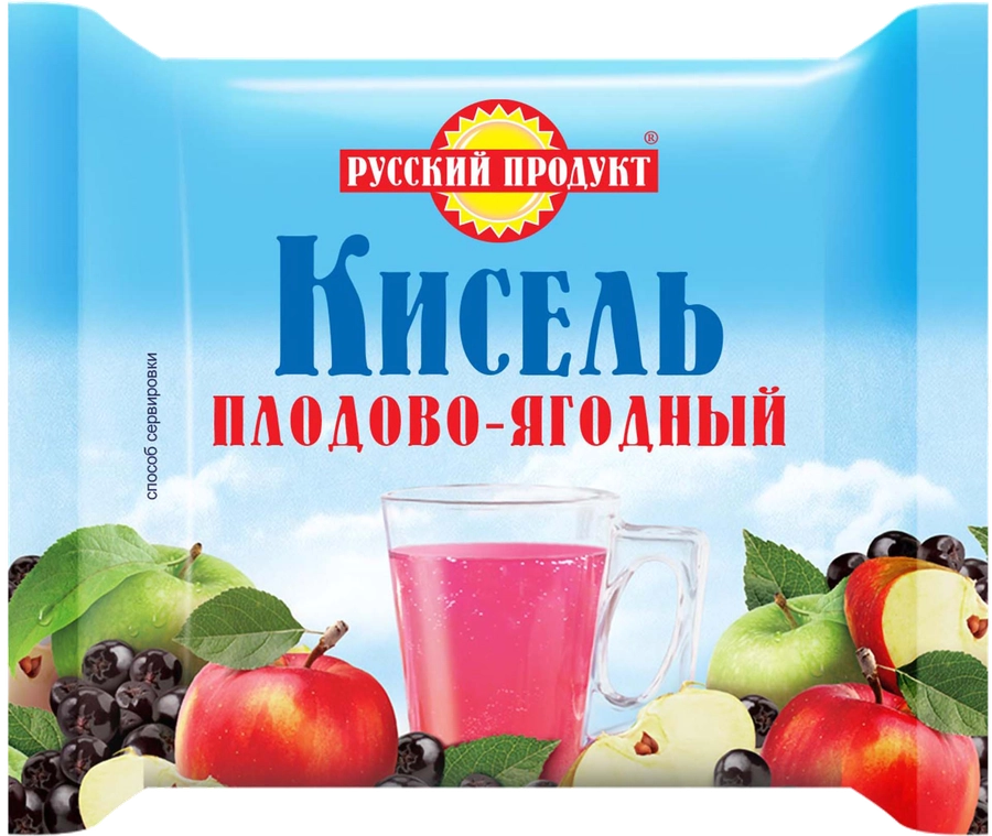 Кисель РУССКИЙ ПРОДУКТ Плодово-ягодный, 190г