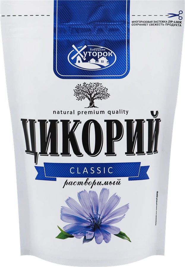 Цикорий растворимый БАБУШКИН ХУТОРОК Натуральный порошкообразный, 100г