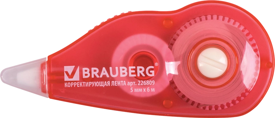 Лента корректирующая BRAUBERG 5мм, 6м