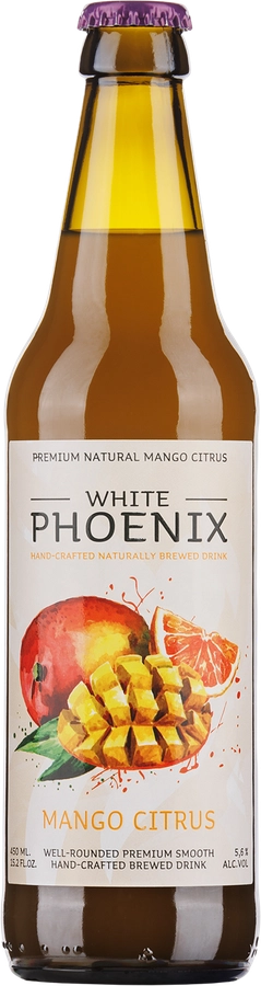 Медовуха WHITE PHOENIX Манго, цитрус фильтрованная непастеризованная 5,6%, 0.45л