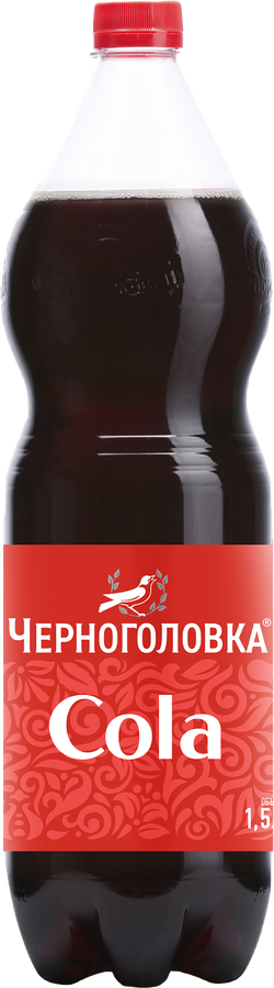 Напиток ЧЕРНОГОЛОВКА Кола сильногазированный, 1.5л