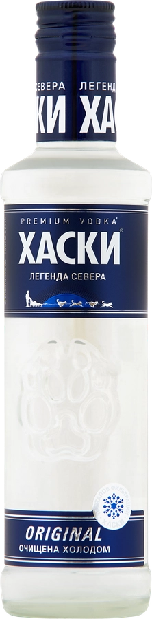 Водка ХАСКИ 40%, 0.25л