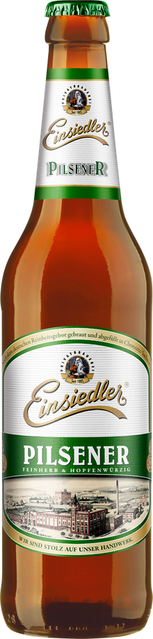 Пиво светлое EINSIEDLER Pilsener пастеризованное 4,9%, 0.5л, предпросмотр