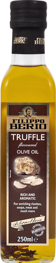 Масло оливковое FILIPPO BERIO Truffle, нерафинированное со вкусом трюфеля, 250мл