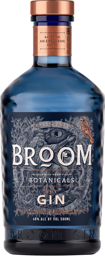 Джин BROOM 41,7%, 0.5л