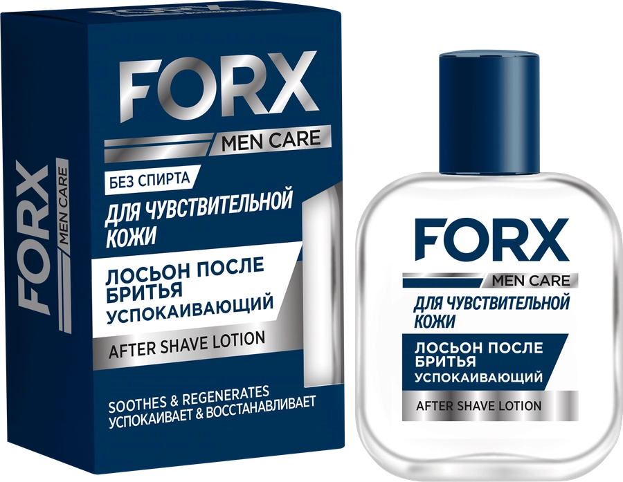 Лосьон после бритья FORX Men care Sensitive skin для чувствительной кожи, 100мл