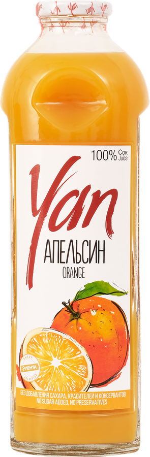 СокYANАпельсиновыйвосстановленный,0.93л
