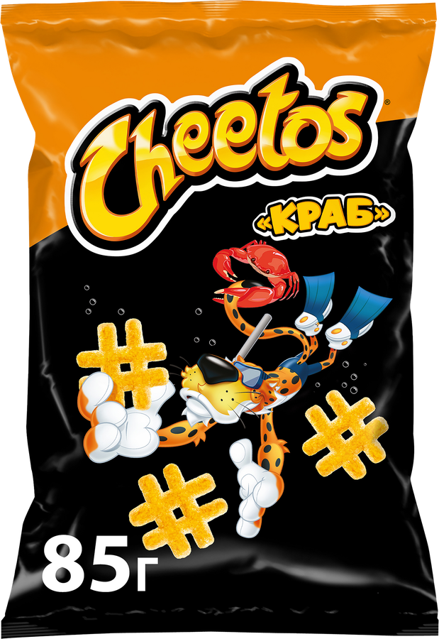 Снеки кукурузные CHEETOS Краб, 85г