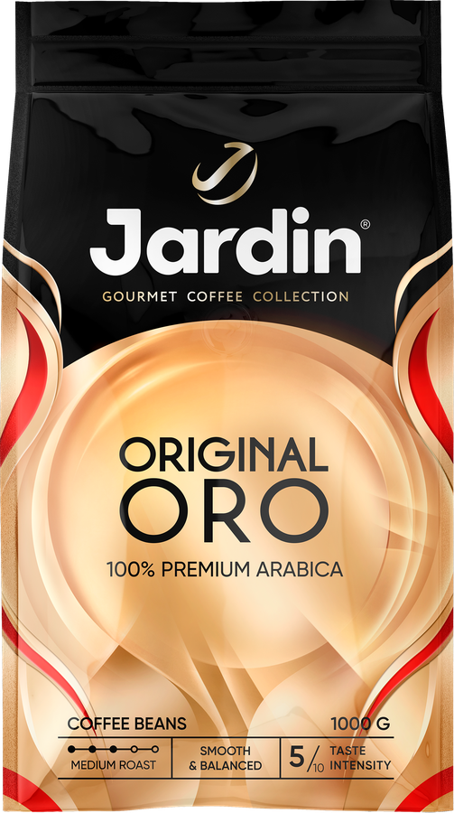 Кофе зерновой JARDIN Ориджинал оро жареный, 1кг