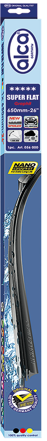 Щетка стеклоочистителя ALCA Super Flat, бескаркасная, 26/65см Арт. 056000