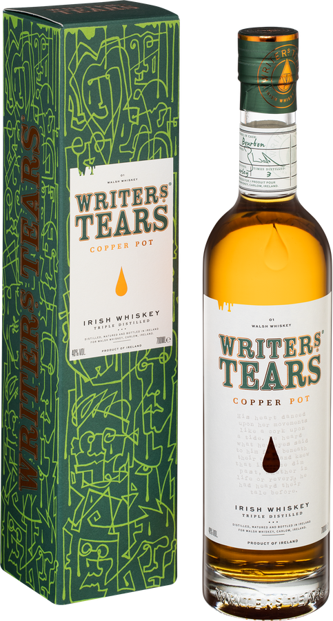 ВискиWRITERSTEARSCOPPERPOTзерновой40%,п/у,0.7л