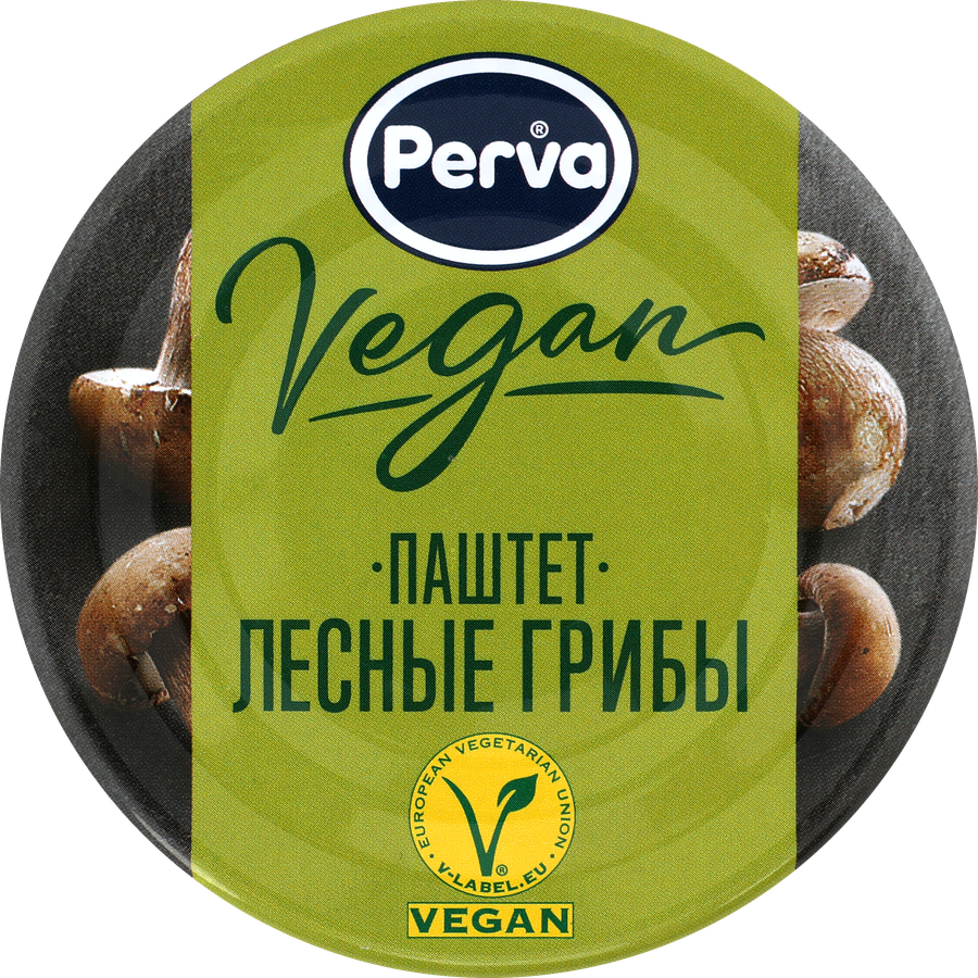 Паштет PERVA Extra Vegan, с лесными грибами, 100г, предпросмотр