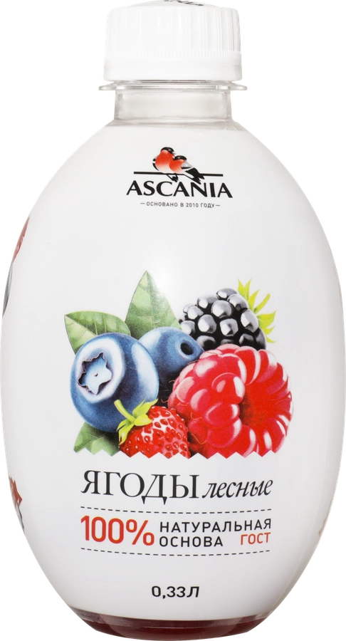 Напиток ASCANIA Лесные ягоды газированный, 0.33л