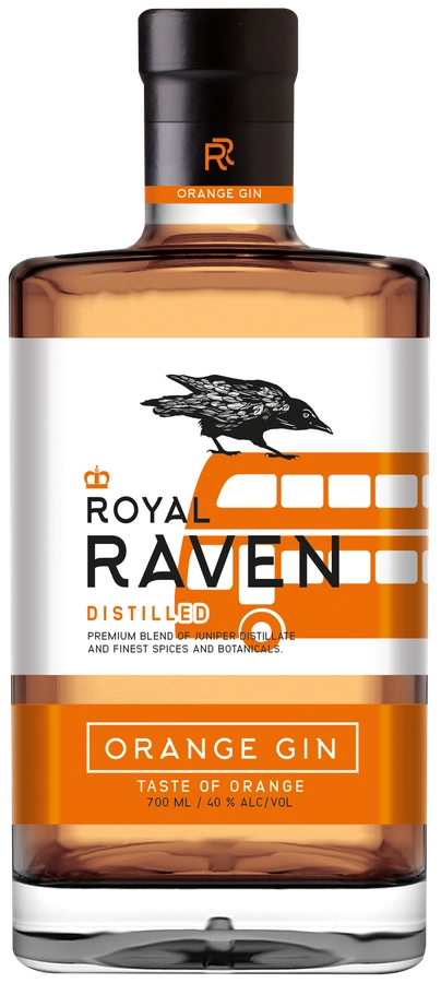 Джин ROYAL RAVEN Orange 40%, 0.7л