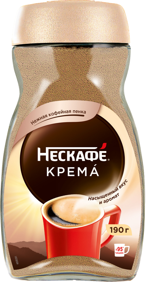 Кофе растворимый НЕСКАФЕ Classic Crema натуральный, 190г