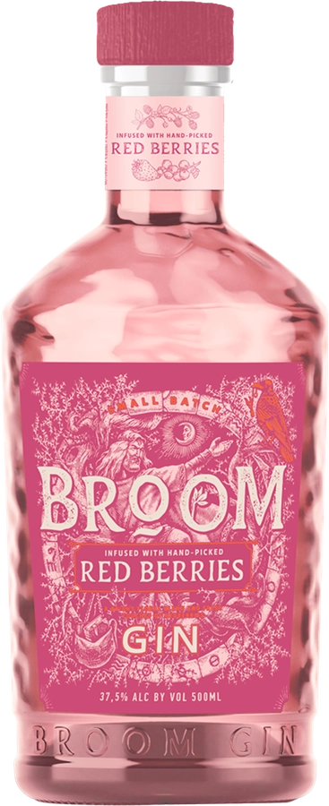 Джин BROOM Pink 37,5%, 0.5л