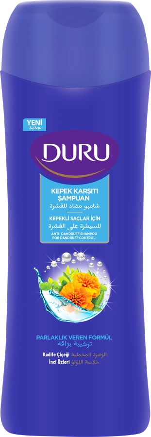 Шампунь для волос DURU против перхоти с экстрактом календулы, 600мл