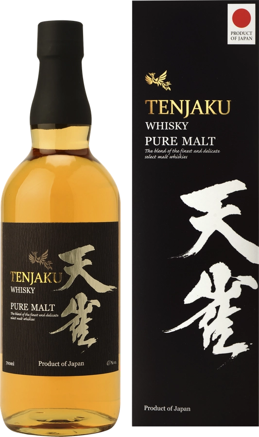 Виски TENJAKU Pure Malt Японский солодовый 43%, п/у, 0.7л