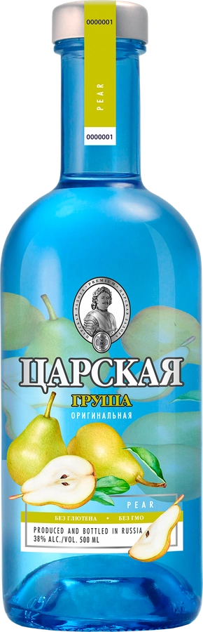 Настойка горькая ЦАРСКАЯ Czar's original Pear оригинальная 38%, 0.7л