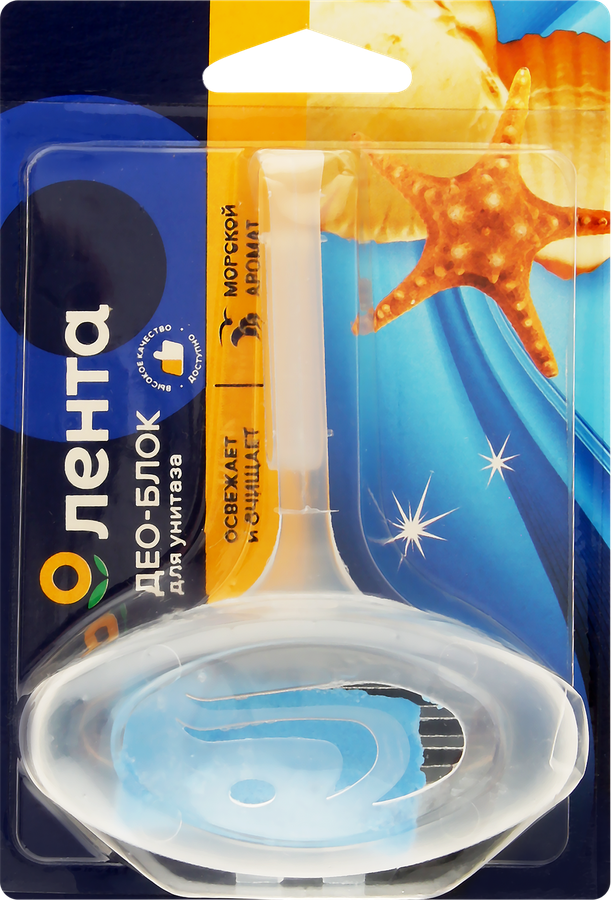 Део-блок для унитаза ЛЕНТА Море, 40г