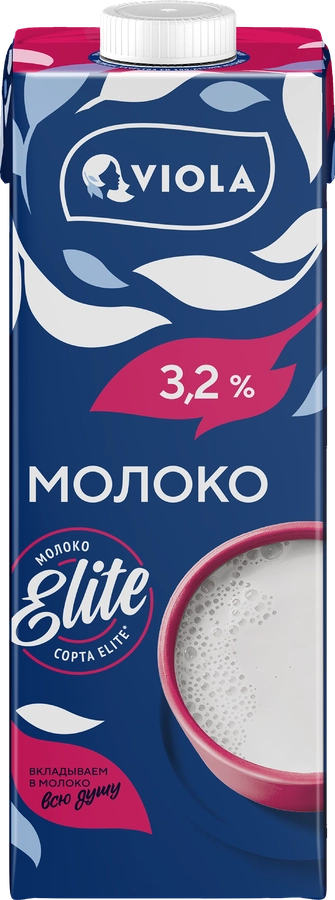 Молоко VIOLA UHT 3,2%, без змж, 1000г