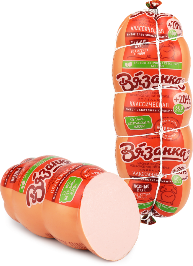 Колбаса вареная ВЯЗАНКА Классическая, 600г