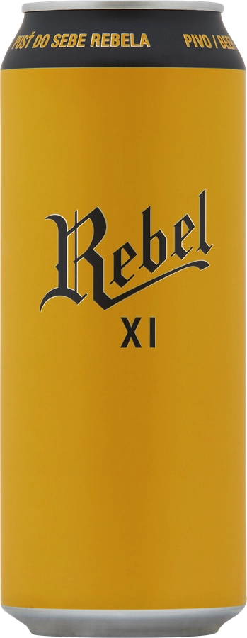 Пиво светлое REBEL XI фильтрованное пастеризованное 4,6%, 0.5л