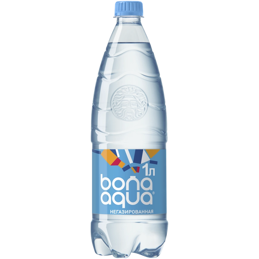 Вода питьевая BONA AQUA негазированная, 1л