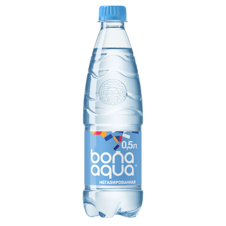 Вода питьевая BONA AQUA негазированная, 0.5л