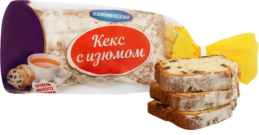 Кекс КОЛОМЕНСКОЕ с изюмом, 400г