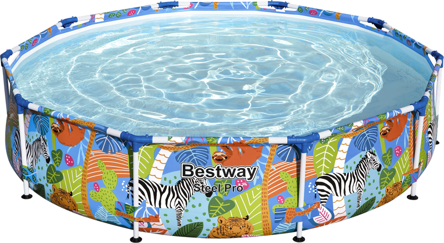 Бассейн каркасный BESTWAY 305х66см 4062л, цвета в ассортименте, Арт. 
56985