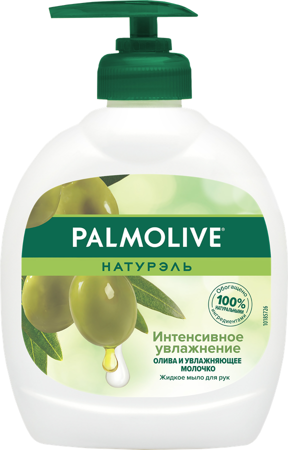 Жидкое мыло PALMOLIVE Натурэль Интенсивное увлажнение Олива и увлажняющее молочко, 300мл
