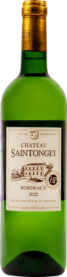 Вино CHATEAU SAINTONGEY Bordeaux белое сухое, 0.75л