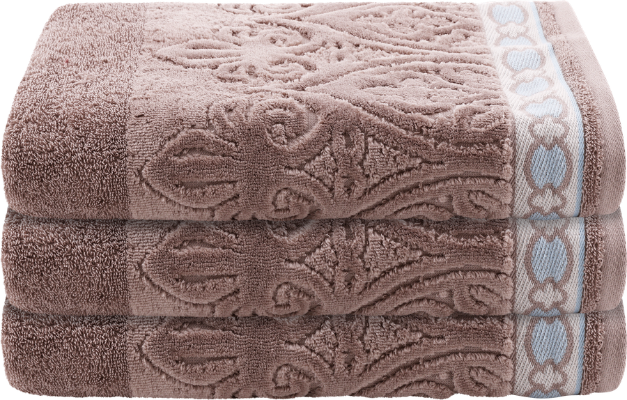 Полотенце махровое CLEANELLY PERFETTO Motivi veneziani 70х130см, с 
велюровым бордюром, Арт. ПЦС-3501-3692 (2808), превью